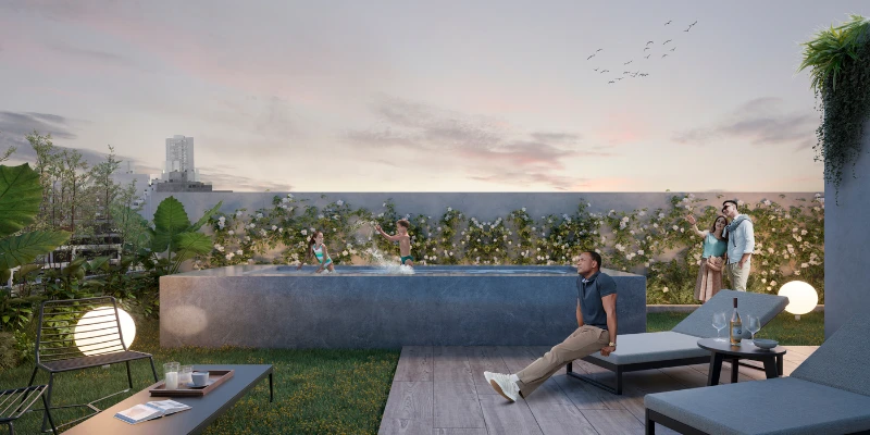 Terraza amenities