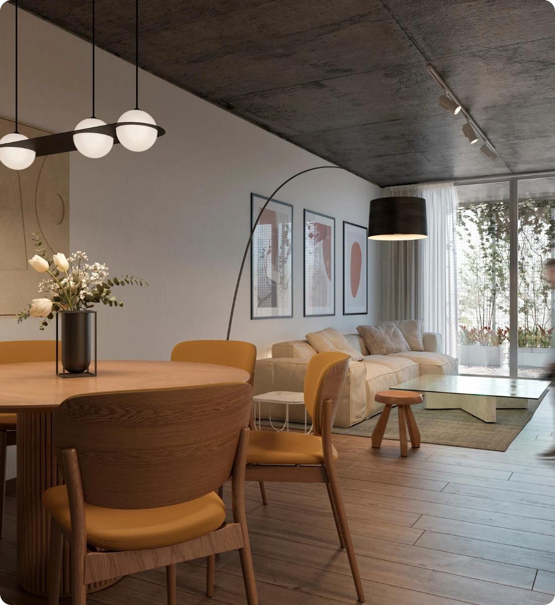 Interior 3 ambientes